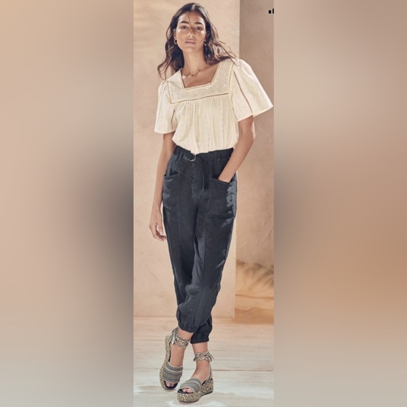 Wrap London Pants - Wrap London Green Ankle Pants